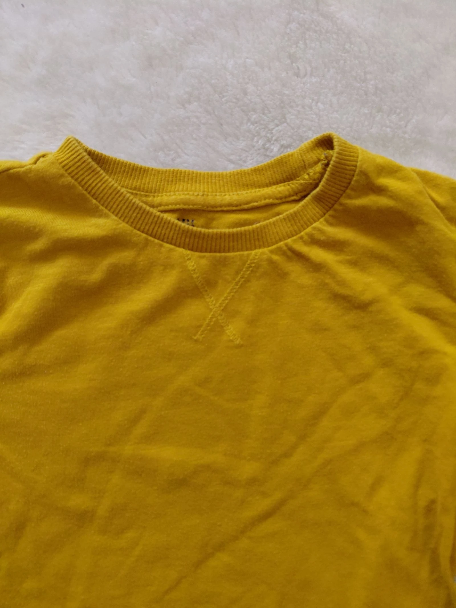 Mustard long-sleeve t-shirt Kiabi 4 years – photo 2